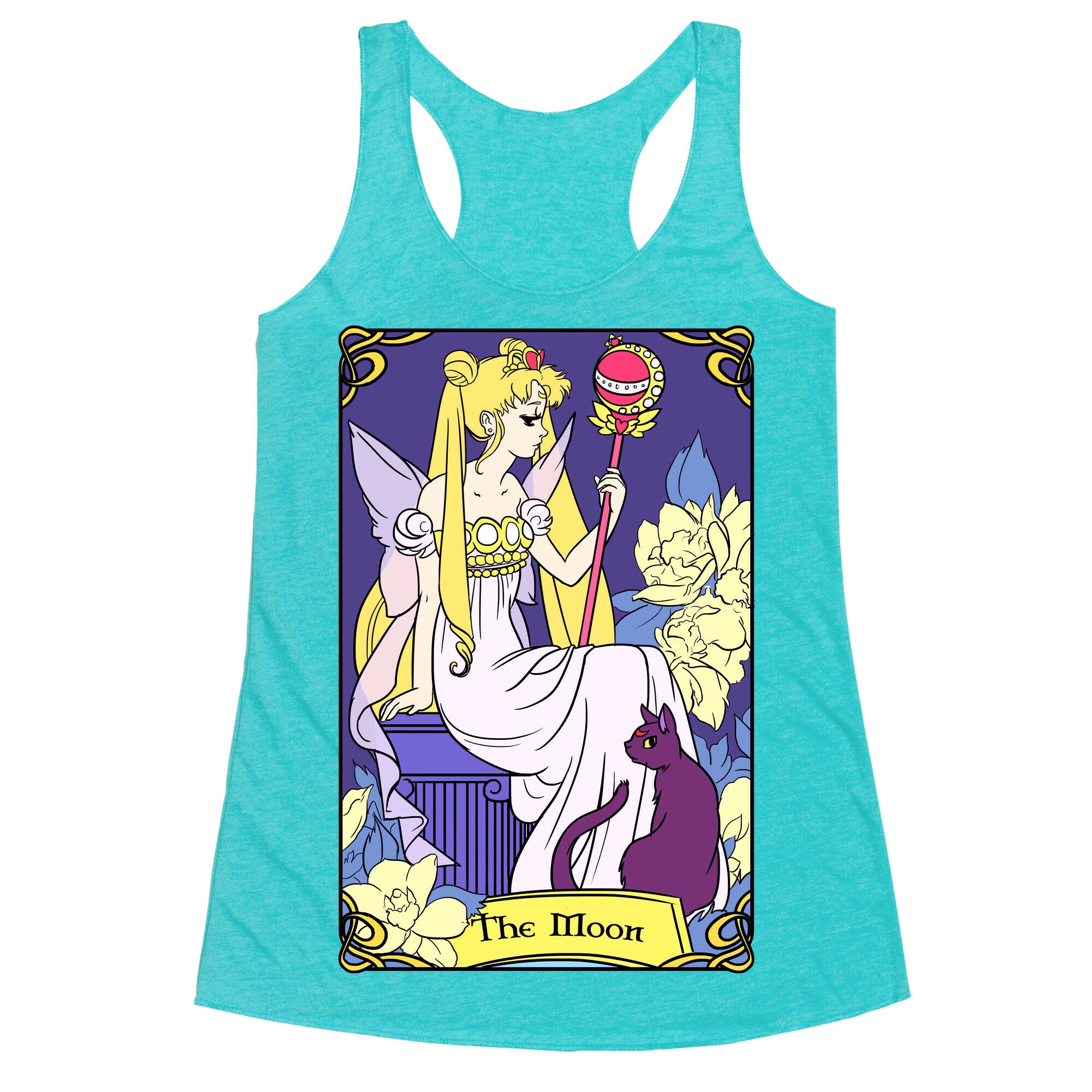 The Moon Tarot Racerback Tank